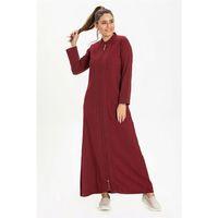 Cemre Şile Bezi Mevsimlik Ferace Bordo Brd