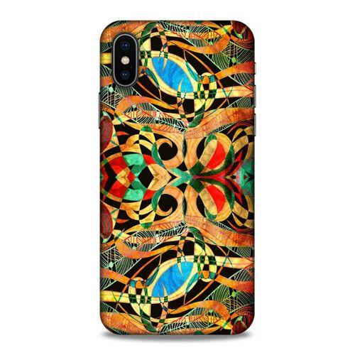 Lopard Apple Iphone X Uyumlu Kılıf Manipülasyon ☻ (8) Baskılı Kılıf Desenli