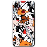 Samsung Galaxy A10s Kılıf Baskılı Kapak - Karakterler + 5D Tam Kaplayan Cam