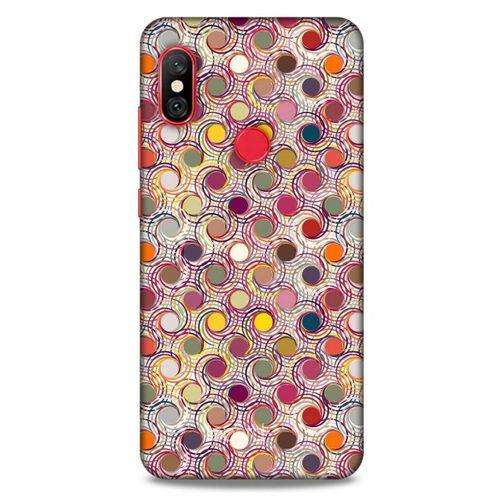 Xiaomi Mi A2 Lite Kılıf Pastel Renkler (36) Glitter Kılıf Sarı Pembe