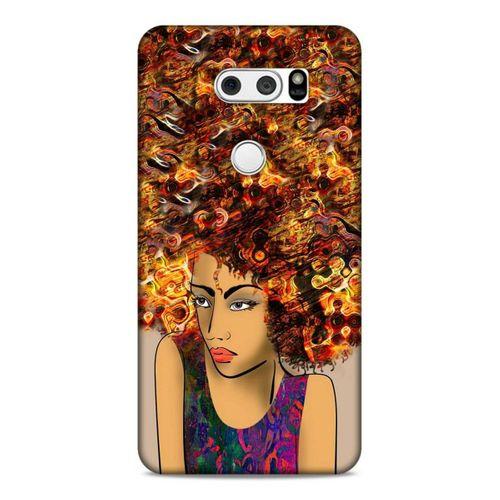 Lopard LG K40S Uyumlu Kılıf Sürreal Yüzler ♀ (15) Antişok Kılıf Baskılı