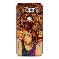 Lopard LG K40S Uyumlu Kılıf Sürreal Yüzler ♀ (15) Antişok Kılıf Baskılı