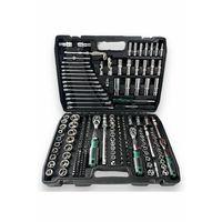 Tam Profesiyonel Germany 72 Diş Eğik Cırcır 216 Parça Lokma Takımı Oto Tamirci Tam Set 1/2-3/8-1/4