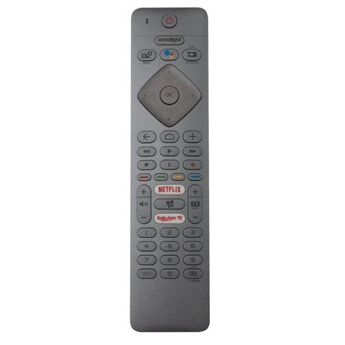 philips ile uyumlu Model 70PUS7304/12 Mikrofonlu Smart TV Kumanda-Gri