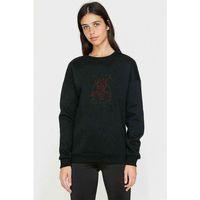 I Am Groot Sarmaşık Baskılı Siyah Kadın Sweashirt