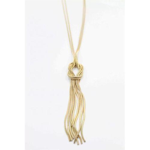 Örgü Kolye - Altın