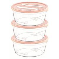 Saklama Kabı Karizma Yuvarlak 3lü No:2 Royaleks-ÇNK2149