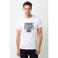 Pubg Straıght Outta Ruıns Baskılı Beyaz Erkek Tshirt