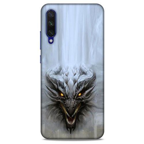 Xiaomi Mi A3 Kılıf Dragons (11) Tam Koruma Beyaz Ejderha
