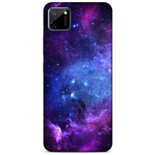 Realme C11 Uyumlu Kılıf Mor Delisi (6) Silikon Kılıf Yıldızlar