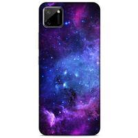 Realme C11 Uyumlu Kılıf Mor Delisi (6) Silikon Kılıf Yıldızlar