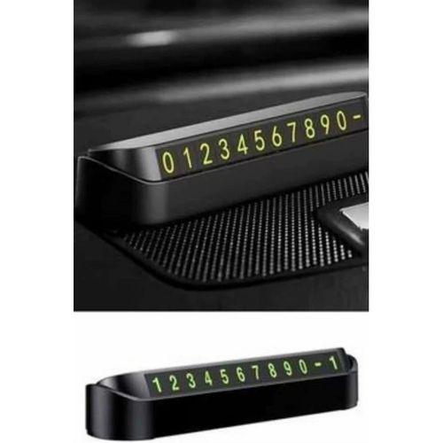 Araç İçi Numaratör Numaralık Oto Cam Kartı Fosforlu Numaratör