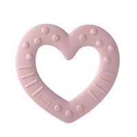 Bibs Baby Bitie Diş Kaşıyıcı Heart - Pink Plum