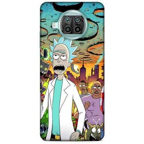 Xiaomi Mi 10T Lite 5G Uyumlu Kılıf Rick And Morty (42) Rugged Armor Kılıf Story Train Morty