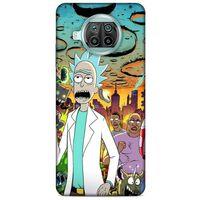 Xiaomi Mi 10T Lite 5G Uyumlu Kılıf Rick And Morty (42) Rugged Armor Kılıf Story Train Morty