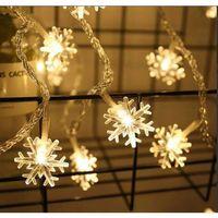 Kar Tanesi 5m 28 Led Gün Işığı kartanesi:4cm PİLLİ 2 KADEMELİ