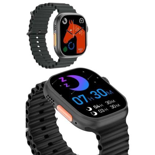 Ultra Akıllı Saat 49 Mm Çift Kordonlu Arama Cevaplama Bluetooth Bağlantılı