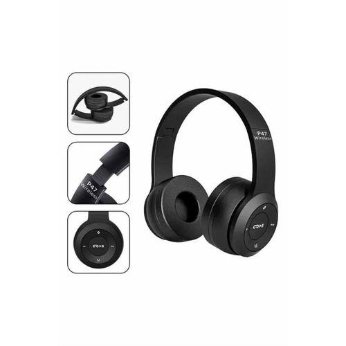 Kulak Üstü Bluetooth Kulaklık Yüksek Ses Kaliteli Ayarlanabilir