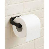 Şık Tasarım Siyah Tuvalet Kağıdı Askılığı Metal Peçetelik