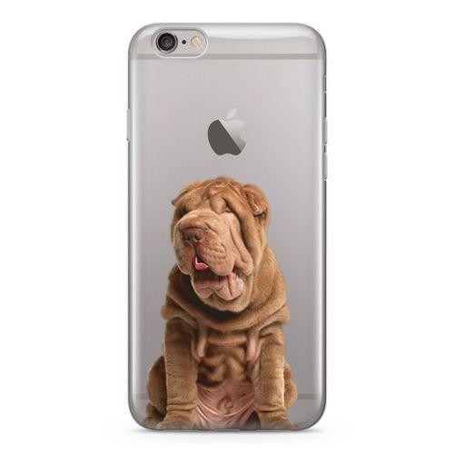 Apple iPhone 6 Plus - 6S Plus Kılıf Shar Pei Arka Kapak Koruma Desenli Full Koruyucu