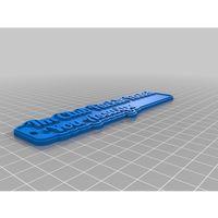 My Customized Multiline Tag Or Keychain (Bu ürün Sadece Plastik parçadır - Almadan Önce Soru Sorabilirsiniz)