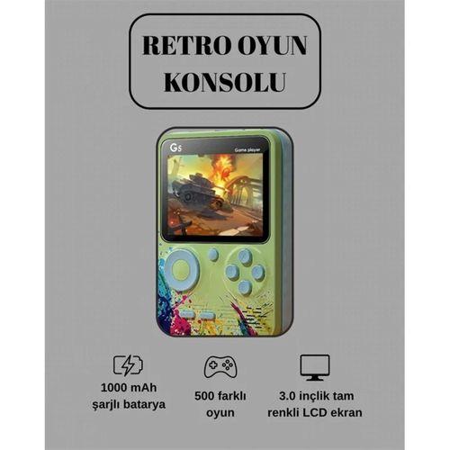G5 Game Box Retro Mini Oyun Konsolu – 500 Dahili Oyun