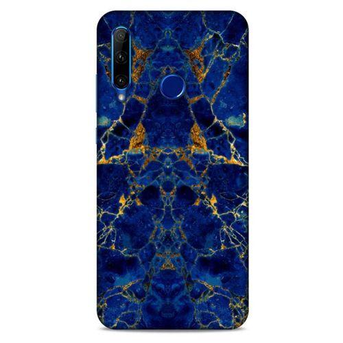 Huawei Y6P Uyumlu Kılıf Mavi Delisi (3) Kapak Suluboya