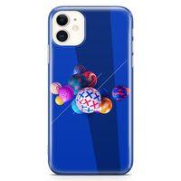 Apple iPhone 11 Kılıf 3D Toplar Arka Kapak Koruma Desenli Full Koruyucu