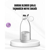 Şarjlı Portatif Blender – Gıda Sınıfı Malzeme, 10 Kullanımlık Pil, Mini Boy Ve Hafif Tasarım