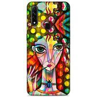 Lopard Oppo A31 Uyumlu Kılıf Sürreal Yüzler ♀ (3) Kapak Baskılı