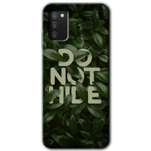 Galaxy A02s Kılıf HD Desen Baskılı Arka Kapak - Do Not Hide