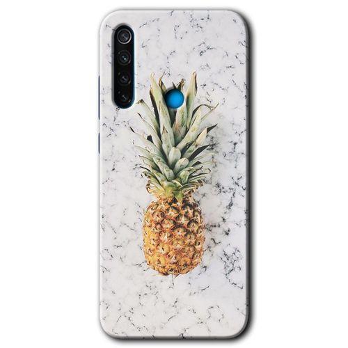 Redmi Note 8 Kılıf HD Desen Baskılı Arka Kapak - Ananas + Kırılmaz Cam