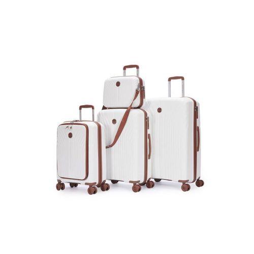 Benetton Trolley Valiz Beyaz Orta Boy 14BNT8010-02-BY