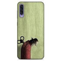 Samsung Galaxy A50s Kılıf Depresyon (48) Bumper Kılıf Kahve Yeşil