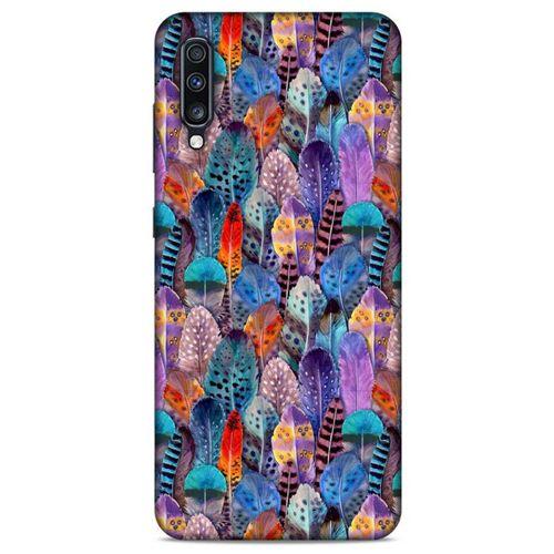 Samsung Galaxy A70 Uyumlu Kılıf Mor Delisi (48) Bumper Kılıf Tüğler