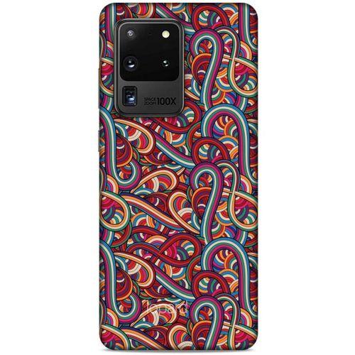 Samsung Galaxy S20 Ultra Kılıf Pastel Renkler (35) Fit Design Kılıf Karışık Renkli
