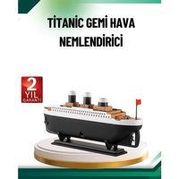 Buhar Efektli Titanik Gemi Oda Kokusu Difüzör Led Işıklı Nemlendirici