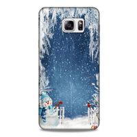 Samsung Galaxy Note 5 Kılıf Snowix (6) Silikon Kılıf Açık Mavi