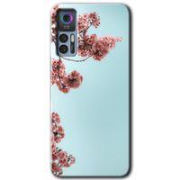 TCL 30 Kılıf HD Desen Baskılı Arka Kapak - Japon Çiçeği