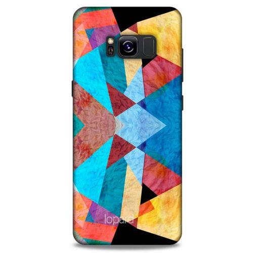 Samsung Galaxy S8 Kılıf Pastel Renkler (25) Antişok Kapak Mavi Sarı