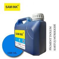 Feyink® Samink Canon Lucia TM-TX Serisi Plotter Pigment Kartuş Dolum Mürekkebi PFI-310 PFI-710 C (Cyan) -1000ml-