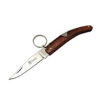 Okapi Gc2079c Kahverengi Kamp Çakı 16,5cm - Manuel, Kemerlikli, Ahşap Sap