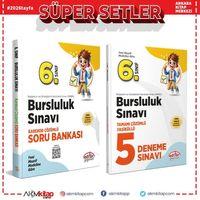 Editör Yayınları 6. Sınıf Bursluluk Sınavı Soru Bankası ve Deneme Seti 2 Kitap