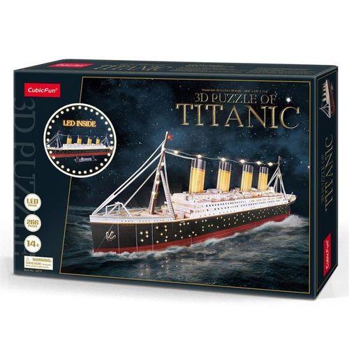 Cubic Fun Titanic Led Işıklı 3D Puzzle L521H