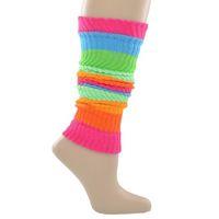 Flora Bayan Renkli Tozluk Aerobik Bot Çorap