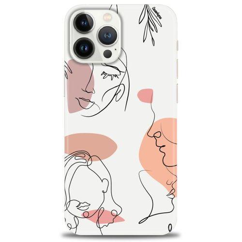 iPhone 14 Pro Max Kılıf HD Baskılı Kılıf - Silüetler + Tam Ekran Koruyucu