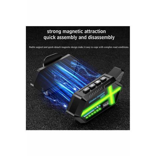 Bt26 Motosiklet Kask Kulaklık Bluetooth Rgb Işıklı 2 Eşleşme Özellikli 1000 Mah Intercom