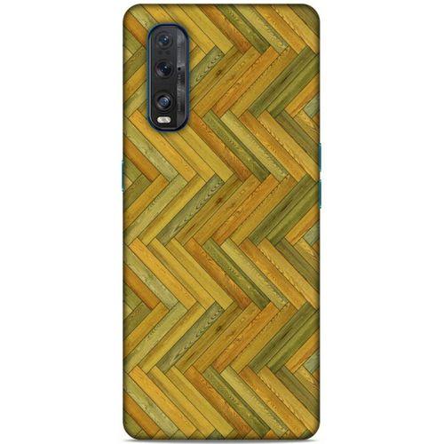 Lopard Oppo Find X2 Uyumlu Kılıf Wood'X (32) Soft Silikon Kılıf Desenli