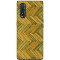 Lopard Oppo Find X2 Uyumlu Kılıf Wood'X (32) Soft Silikon Kılıf Desenli