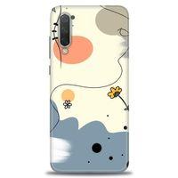 Xiaomi Mi 9 Lite Kılıf HD Baskılı Kılıf - Papatya + Tam Ekran Koruyucu